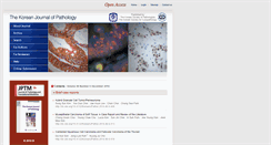 Desktop Screenshot of koreanjpathol.org