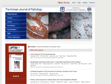 Tablet Screenshot of koreanjpathol.org